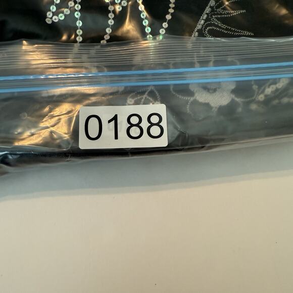 VTG Anne Carson Skirt Sz 10 Silk Linen Embroidered Sequins Festival Fairygrunge - Picture 15 of 15